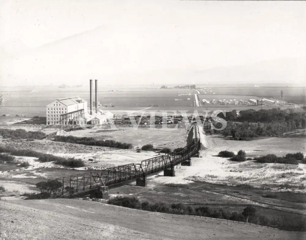 Spreckel’s Factory Overview with Bridge Looking East Digital Image