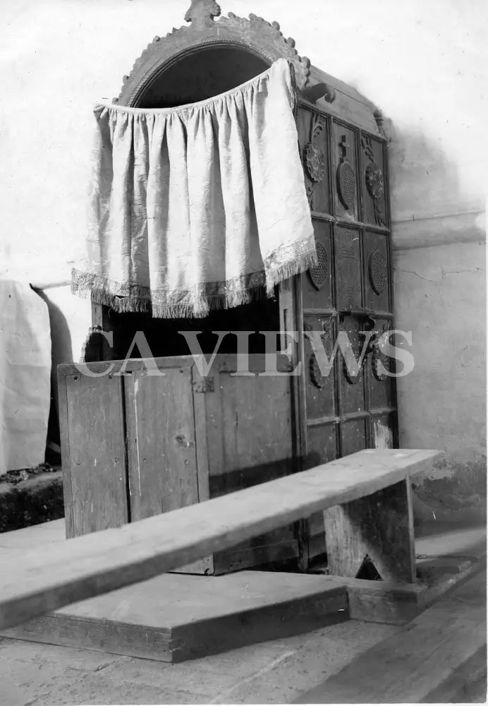 Confesionario La Misión De Santa Inés Virgen Y Mártir Circa 1900 Digital Image