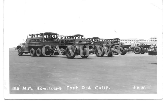 Heidrick Binder 2001-11-01 Trucks Pulling Howitzer Canons @ Fort Ord Digital Image