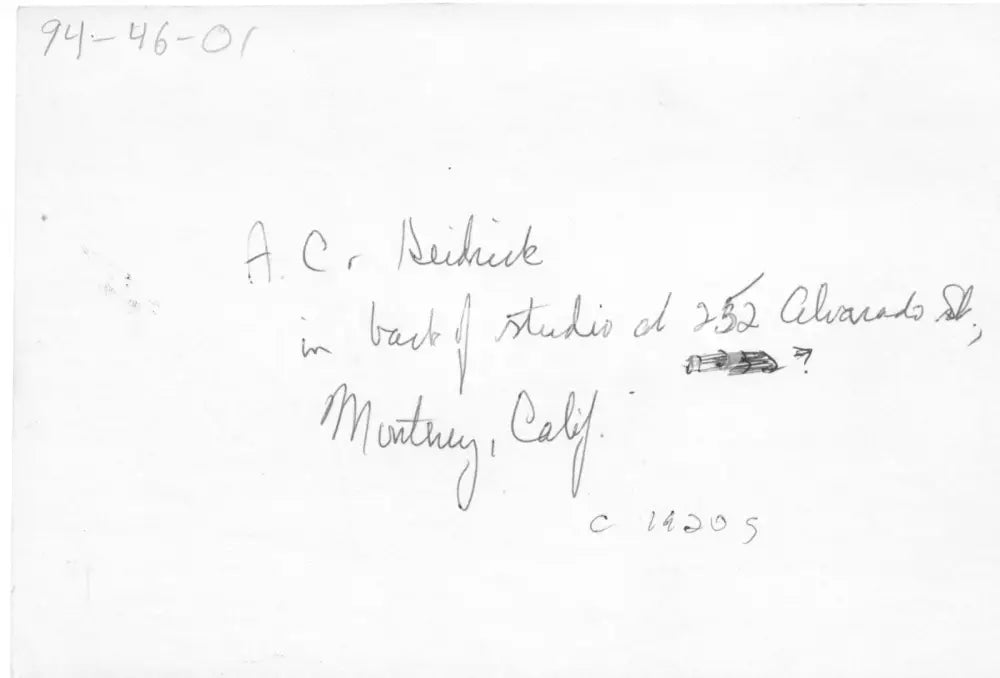 Heidrick Binder A.C. Heidrick at Studio with Truck Digital Image