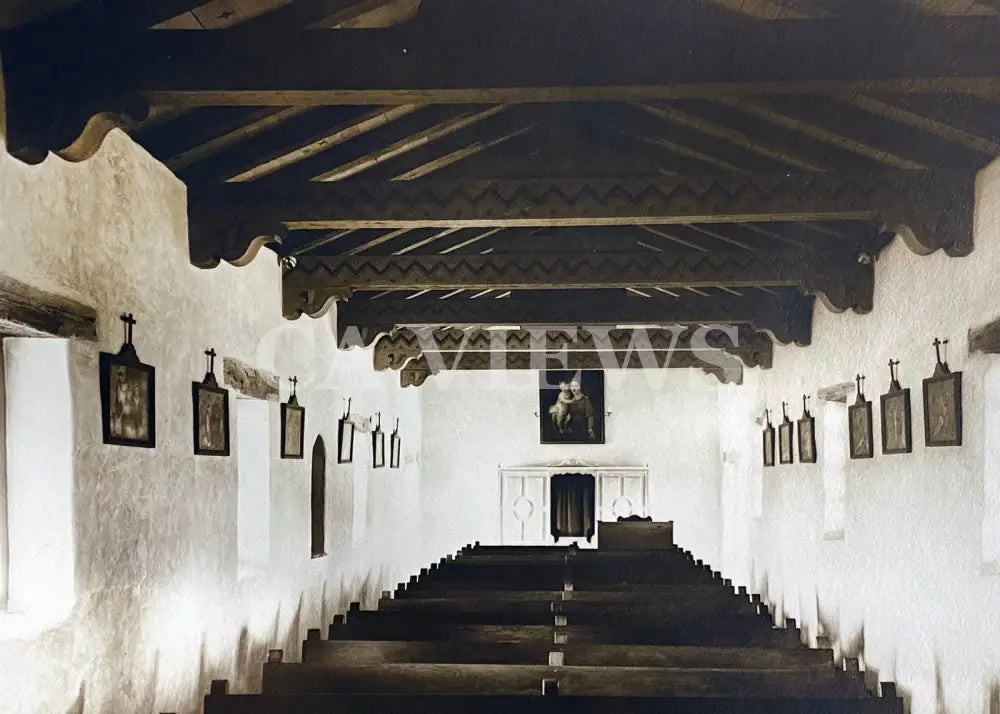 Interior Of Newly Restored Chapel At Misión De Nuestra Señora Dolorosísima La Soledad Digital Image
