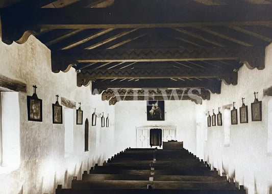 Interior Of Newly Restored Chapel At Misión De Nuestra Señora Dolorosísima La Soledad Digital Image