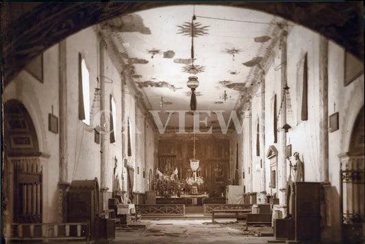 La Misión De La Señora Barbara Virgen Y Mártir Nave Circa 1880. Digital Image